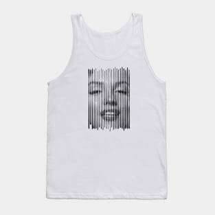 Marilyn in rough lines Tank Top